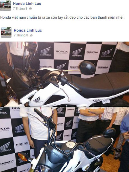 Hình ảnh và thông tin được đăng trên trang Facebook của một đại lý Honda Việt Nam.