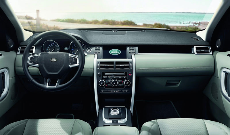 Nội thất của Land Rover Discovery Sport 2015.