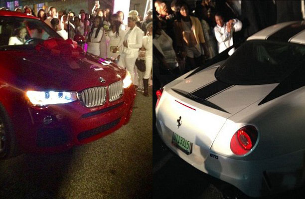 Hai chiếc BMW X4 M Sport và Ferrari 599 GTO của con gái Lil Wayne.