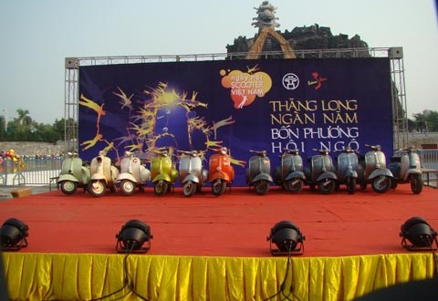 Hội ngộ Vespa 3 miền lần thứ tư, tổ chức tại Hà Nội