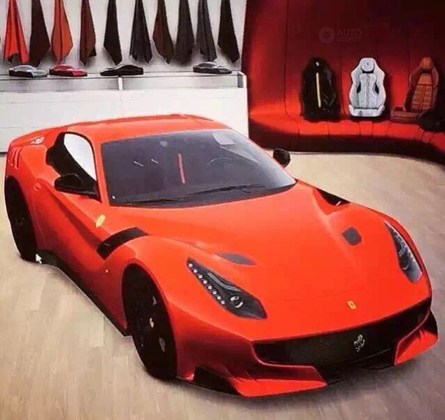 Hình ảnh rò rỉ được cho là của Ferrari F12 GTO mới.