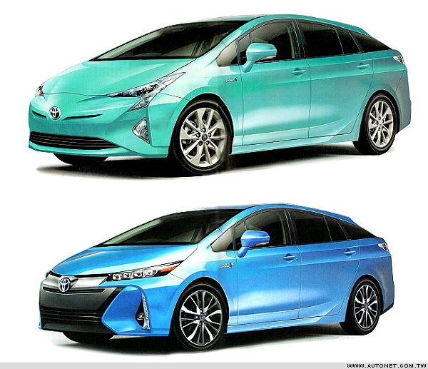 Hình ảnh rò rỉ được cho là của Toyota Prius thế hệ mới.