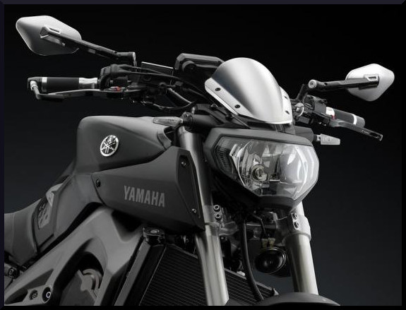 Đầu đèn của Yamaha MT-09