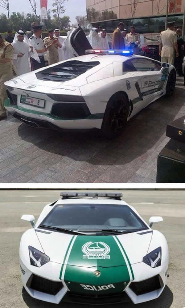 
Chỉ đến với Dubai, bạn mới có cơ hội chiêm ngưỡng siêu xe Lamborghini Aventador đi tuần tra trên đường.
