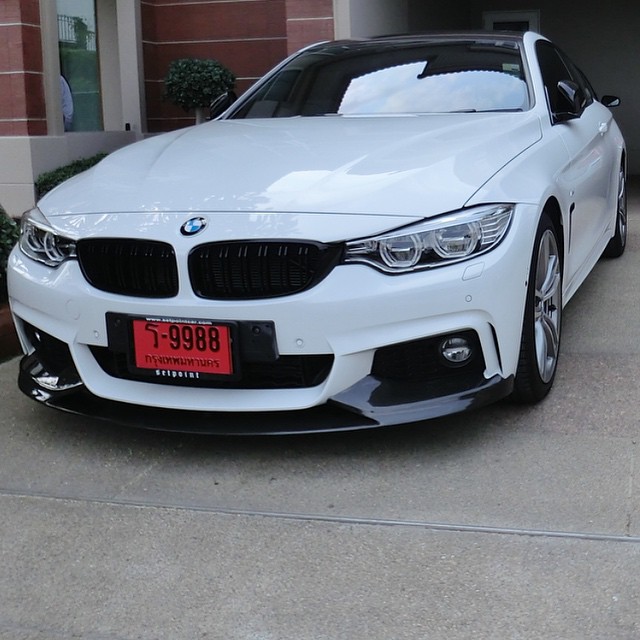 Chiếc BMW 4-Series Gran Coupe của hot girl Thái Lan khi vụ tai nạn chưa xảy ra.
