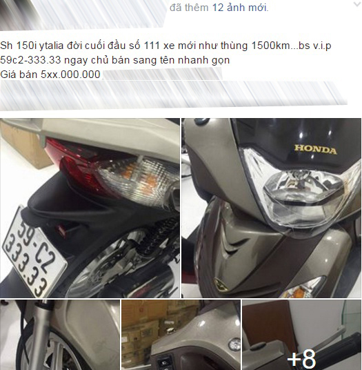 
Thông tin rao bán chiếc Honda SH150i Ý gây sốc trên mạng xã hội. Ảnh chụp từ màn hình.
