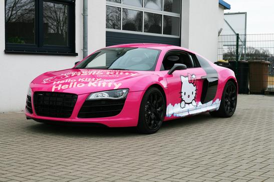 Audi R8 V10 Hello Kitty: Siêu xe màu hồng 3