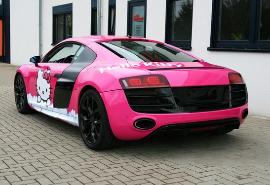 Audi R8 V10 Hello Kitty: Siêu xe màu hồng 7