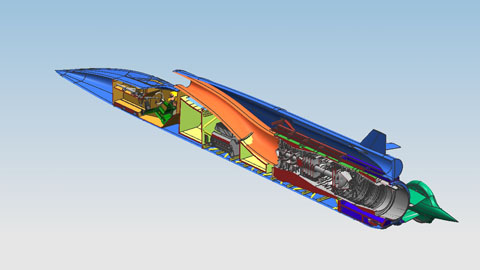 Bloodhound SSC – Chiếc xe vượt vận tốc âm thanh 7