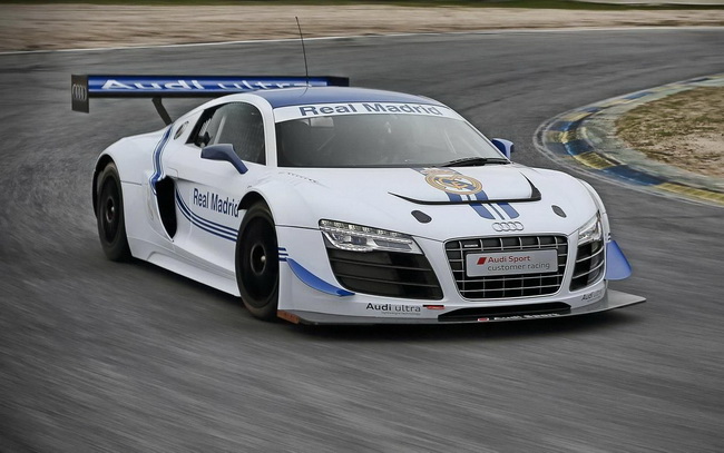 Xế đua Audi R8 LMS phi&ecirc;n bản Real Madrid  1