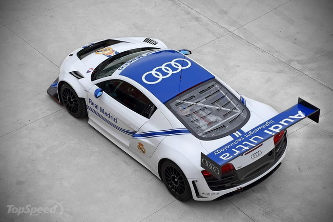 Xế đua Audi R8 LMS phi&ecirc;n bản Real Madrid  8
