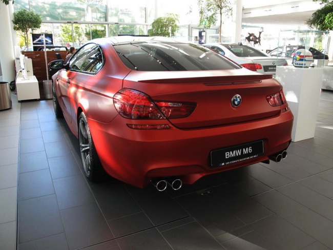 BMW M6 Coupe màu đỏ mờ tuyệt đẹp 2