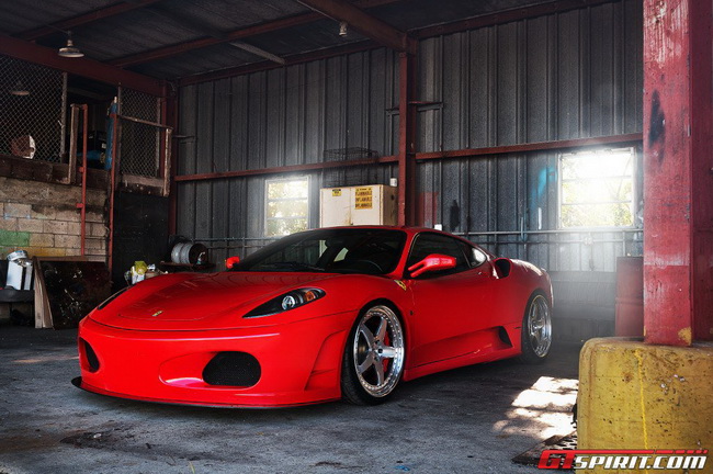 L&agrave;m mới si&ecirc;u xe Ferrari F430 với bộ la-zăng ADV.1 2