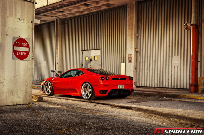 L&agrave;m mới si&ecirc;u xe Ferrari F430 với bộ la-zăng ADV.1 5