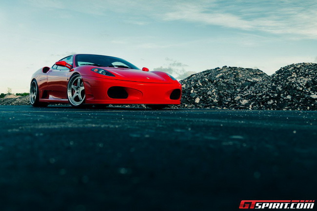 L&agrave;m mới si&ecirc;u xe Ferrari F430 với bộ la-zăng ADV.1 8