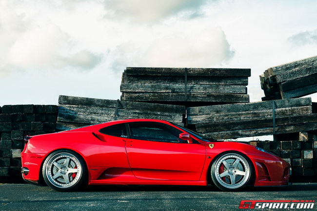 L&agrave;m mới si&ecirc;u xe Ferrari F430 với bộ la-zăng ADV.1 9