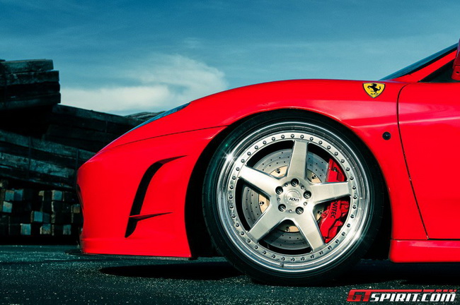 L&agrave;m mới si&ecirc;u xe Ferrari F430 với bộ la-zăng ADV.1 12