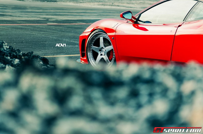 L&agrave;m mới si&ecirc;u xe Ferrari F430 với bộ la-zăng ADV.1 13