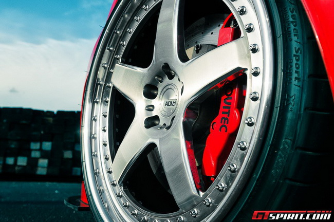 L&agrave;m mới si&ecirc;u xe Ferrari F430 với bộ la-zăng ADV.1 18