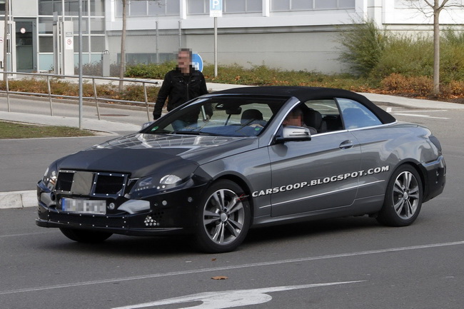 Mercedes-Benz E-Cabriolet 2014 lộ diện trên đường thử 3