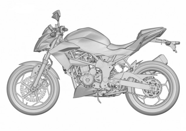 Kawasaki Ninja RR Mono phiên bản naked bike lộ diện 1