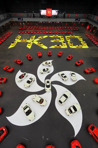 Màn kỷ niệm hoành tráng của Ferrari tại Hồng Kông 1