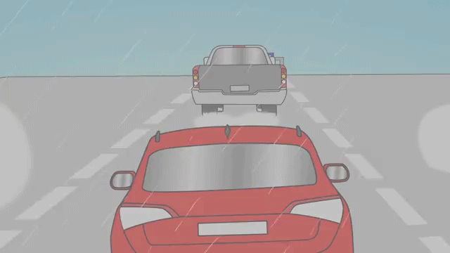 
Các lái xe luôn cần chú ý quan sát gương chiếu hậu hai bên và phía sau của xe để đề phòng các xe vượt lên hai bên.

