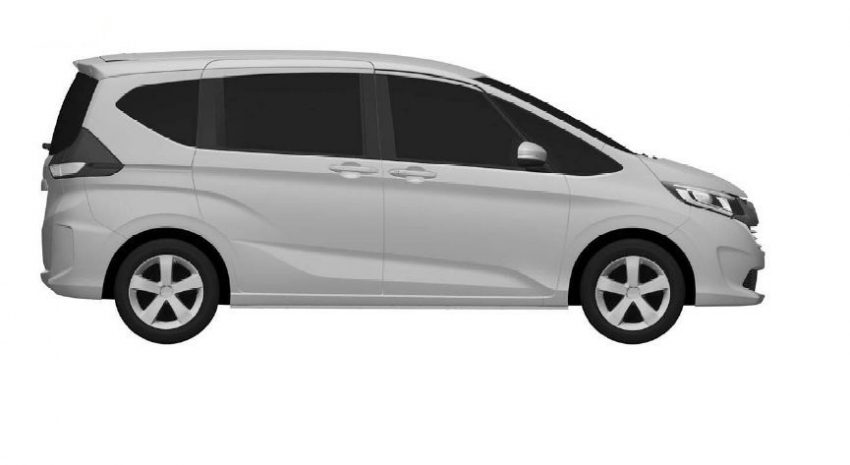 
Honda Freed 2016 trong tài liệu đăng ký bản quyền.
