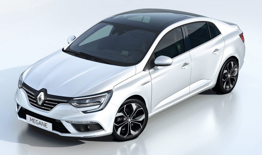 
Về ngoại hình, Megane Sedan 2017 mang thiết kế tương tự một số anh em trong cùng gia đình Renault.
