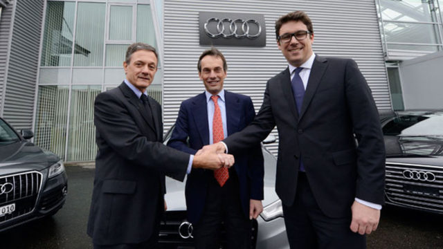 
Audi và thỏa thuận hợp tác lâu dài với Ủy ban Olympic Quốc tế. Với hợp đồng ký năm 2013, Audi sẽ cung cấp 40 xe cho các thành viên của Ủy ban IOC tới hết năm 2016.
