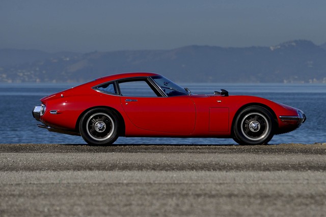 
The last car is the 1967 Toyota 2000GT, produced in 350 units worldwide.
