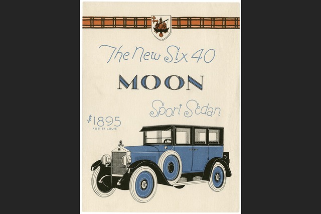 
Moon Motor Car là thương hiệu sản xuất ô tô khá yểu mệnh của Mỹ khi chỉ hoạt động vỏn vẹn 25 năm (1905-1930). Và đây là một trong những poster quảng cáo còn sót lại của thương hiệu xe này.
