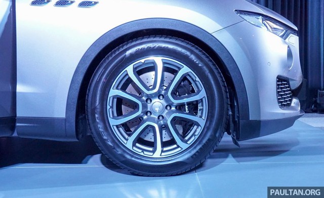 
Bộ la-zăng của Maserati Levante có đường kính từ 18-21 inch với nhiều thiết kế khác nhau.
