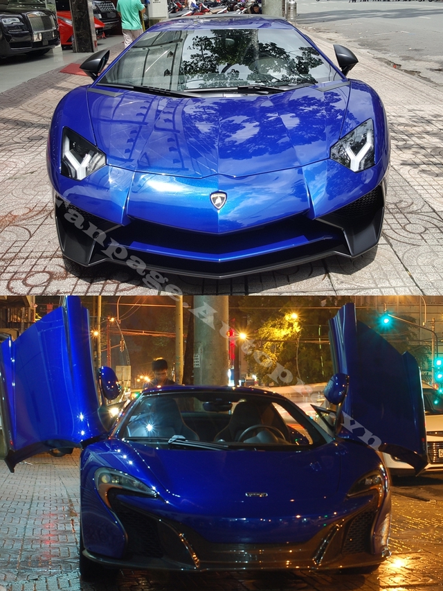 
Ngoài ra, nhiều nguồn tin từ bạn bè tay chơi 8X này cặp đôi tông xuyệt tông Lamborghini Aventador LP750-4 SV, McLaren 650S Spider màu xanh dương sẽ sớm về garage của tay chơi 8X này.
