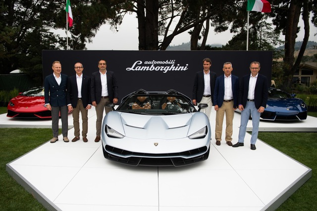 
Tại lễ hội Pebble Beach Concours D’Elegance 2016 đang diễn ra, Lamborghini chính thức trình làng phiên bản mui trần của mẫu siêu xe kỷ niệm sinh nhật 100 năm ngày sinh nhà sáng lập Ferruccio Lamborghini.
