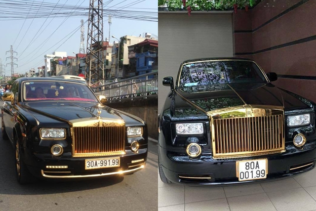
Ngoài những hình ảnh độc đáo trên, thì trào lưu mạ vàng trên những chiếc xe siêu sang như Rolls-Royce Phantom tại Việt Nam có thể gây choáng và sốc đối với các triệu phú trên thế giới.
