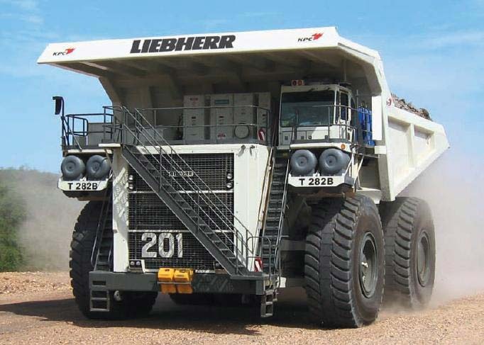 Khám phá cỗ máy khai mỏ lớn nhất thế giới Liebherr T282B 5