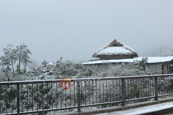 Tuyết rơi dày ở Sapa khiến giao thông đi lại khó khăn 5