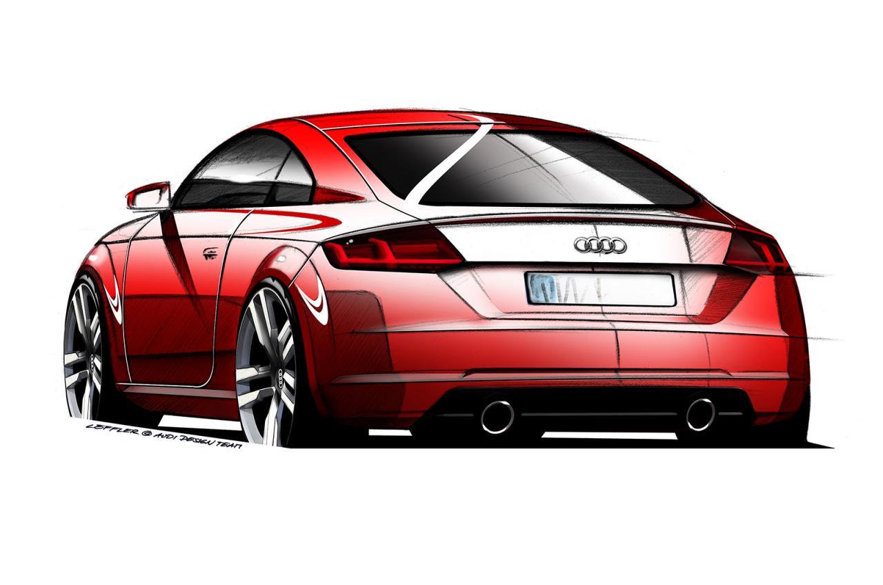 Audi hé lộ hình ảnh phác thảo Audi TT thế hệ mới 1
