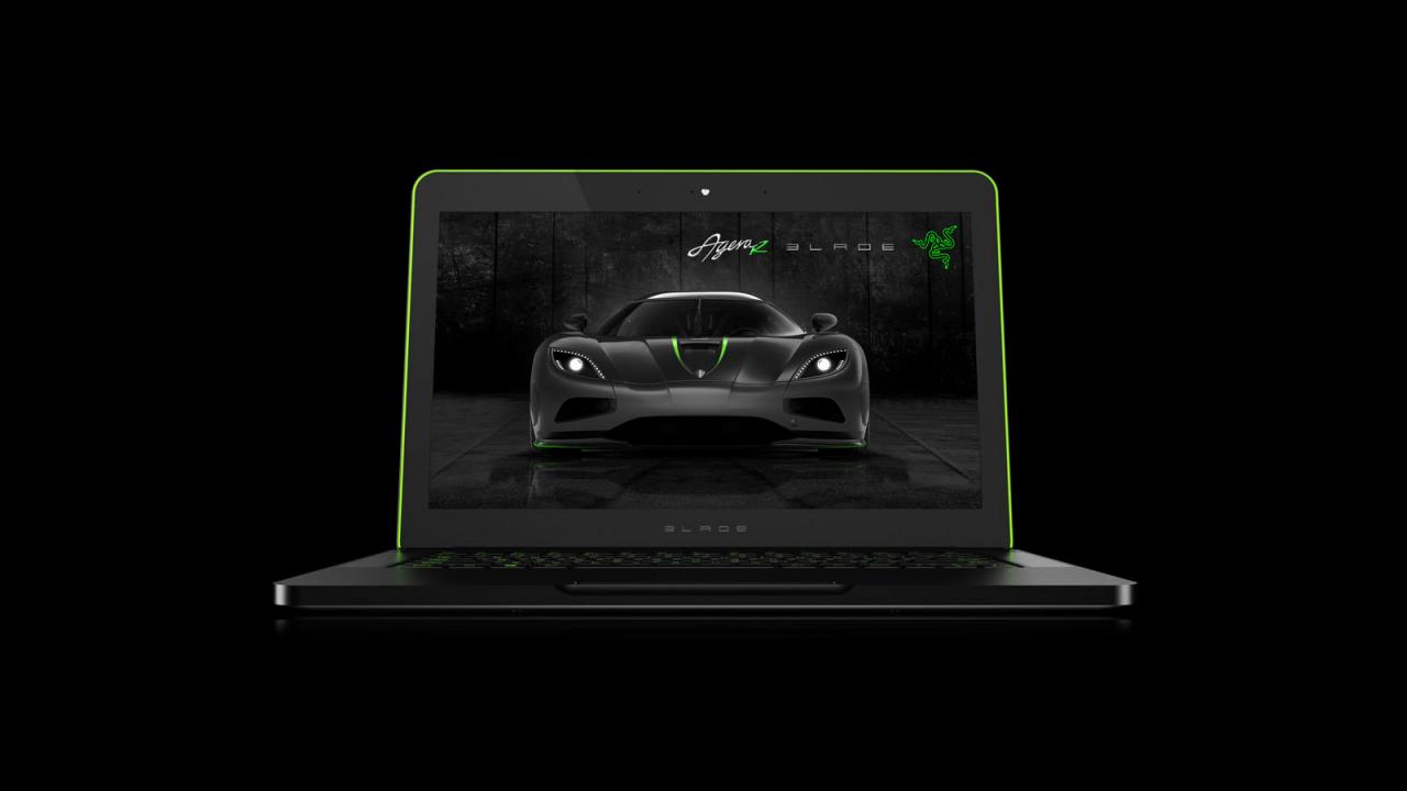 Koenigsegg ra mắt laptop Koenigsegg Razer Blade limited edition 1