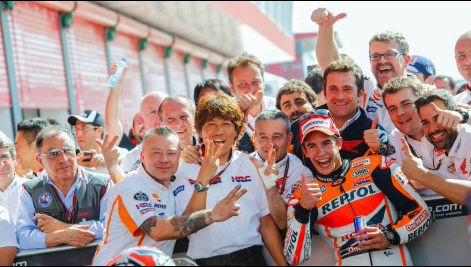 Chặng 3 Moto GP 2014: Marquez hoàn tất "hattrick", Honda đại thắng 4