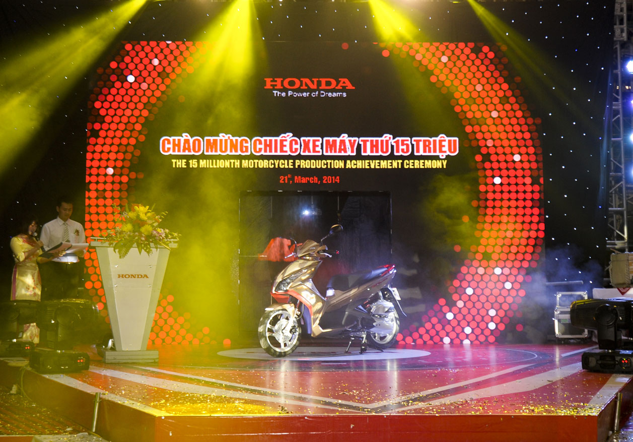 Honda Việt Nam đón xe máy thứ 15 triệu 2