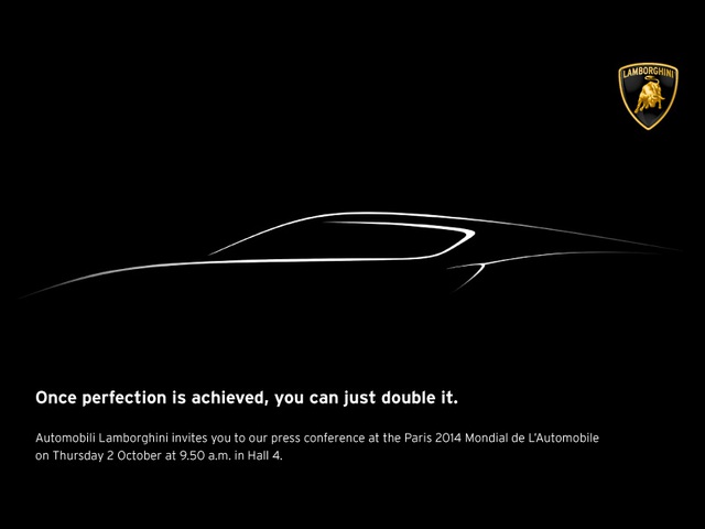 Hình ảnh teaser do hãng Lamborghini công bố.