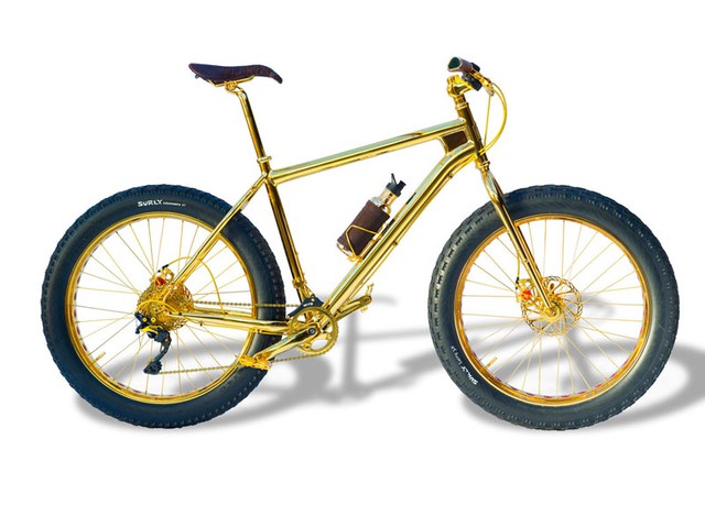 Chiếc xe đạp mạ vàng trị giá 1 triệu USD của House of Solid Gold.