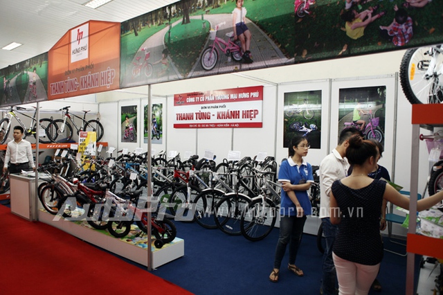 Các thương hiệu xe đạp nhiều như nấm sau mưa tại Vietnam Auto Expo 2014.