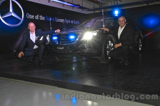Mercedes-Benz S600 Guard 2015 ra mắt tại Ấn Độ.