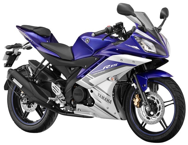 Yamaha R15 2.0 2015 phiên bản màu xanh GP Blue mới.