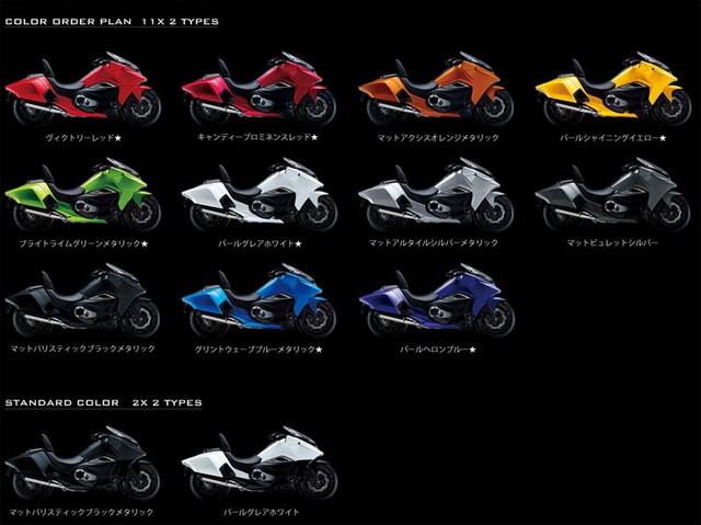 11 màu sơn tùy chọn mới của Honda NM4-02.