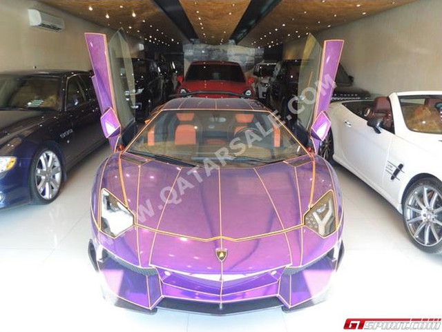Lamborghini Aventador phong cách phim viễn tưởng của Hoàng thân Qatar.
