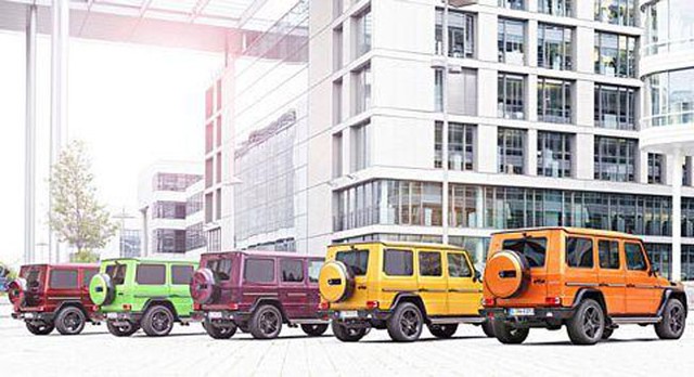 Mercedes-Benz G63 và G65 AMG Crazy Color Edition với 5 tùy chọn màu sơn mới.